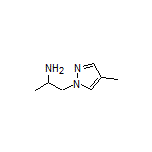 1-(4-Methyl-1-pyrazolyl)-2-propanamine