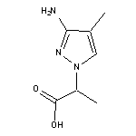 2-(3-amino-4-methyl-1H-pyrazol-1-yl)propanoic acid