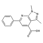 1,3-dimethyl-6-phenyl-1H-pyrazolo[3,4-b]pyridine-4-carboxylic acid