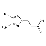 3-(3-amino-4-bromo-1H-pyrazol-1-yl)propanoic acid HCl