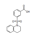 3-[(3,4-Dihydroquinolin-1(2H)-yl)sulfonyl]benzoic Acid