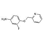 3-fluoro-4-(pyridin-2-ylmethoxy)aniline 2HCl