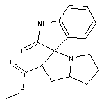 methyl 2-oxo-1,1’,2,2’,5’,6’,7’,7a’-octahydrospiro[indole-3,3’-pyrrolizine]-2’-carboxylate