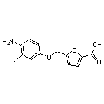 5-[(4-amino-3-methylphenoxy)methyl]-2-furoic acid