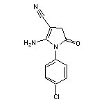 2-amino-1-(4-chlorophenyl)-5-oxo-4,5-dihydro-1H-pyrrole-3-carbonitrile