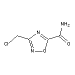 3-(chloromethyl)-1,2,4-oxadiazole-5-carboxamide