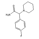 2-(4-fluorophenyl)-2-piperidin-1-ylacetamide