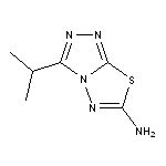 3-isopropyl[1,2,4]triazolo[3,4-b][1,3,4]thiadiazol-6-amine