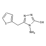 4-amino-5-(thien-2-ylmethyl)-4H-1,2,4-triazole-3-thiol