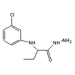 2-[(3-chlorophenyl)amino]butanohydrazide