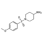 1-[(4-methoxyphenyl)sulfonyl]piperidin-4-amine HCL