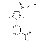 3-[3-(ethoxycarbonyl)-2,5-dimethyl-1H-pyrrol-1-yl]benzoic acid