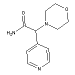 2-morpholin-4-yl-2-pyridin-4-ylacetamide