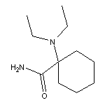 1-(diethylamino)cyclohexanecarboxamide