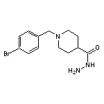 1-(4-bromobenzyl)piperidine-4-carbohydrazide