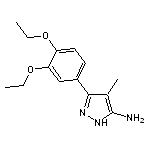 3-(3,4-diethoxyphenyl)-4-methyl-1H-pyrazol-5-amine