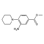 methyl 3-amino-4-piperidinobenzoate