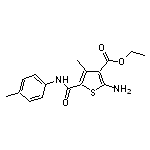 ethyl 2-amino-4-methyl-5-{[(4-methylphenyl)amino]carbonyl}thiophene-3-carboxylate