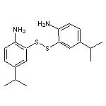 2-[(2-amino-5-isopropylphenyl)dithio]-4-isopropylaniline