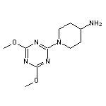 1-(4,6-dimethoxy-1,3,5-triazin-2-yl)piperidin-4-amine