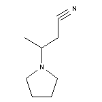 3-pyrrolidin-1-ylbutanenitrile