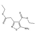 ethyl 5-amino-3-(2-ethoxy-2-oxoethyl)isoxazole-4-carboxylate