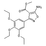 methyl 5-amino-3-(3,4,5-triethoxyphenyl)isoxazole-4-carboxylate