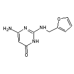 6-amino-2-[(2-furylmethyl)amino]pyrimidin-4(3H)-one