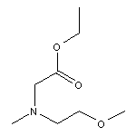 ethyl [(2-methoxyethyl)(methyl)amino]acetate