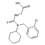 ({[(2-chlorobenzyl)(cyclohexyl)amino]carbonothioyl}amino)acetic acid