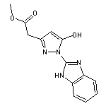 methyl [1-(1H-benzimidazol-2-yl)-5-hydroxy-1H-pyrazol-3-yl]acetate