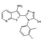 5-(3-aminothieno[2,3-b]pyridin-2-yl)-4-(2,3-dimethylphenyl)-4H-1,2,4-triazole-3-thiol