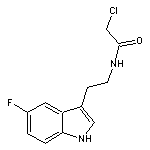 2-chloro-N-[2-(5-fluoro-1H-indol-3-yl)ethyl]acetamide