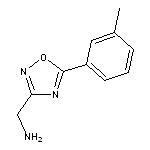 [5-(3-methylphenyl)-1,2,4-oxadiazol-3-yl]methylamine