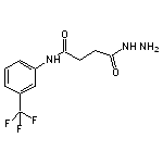 4-hydrazino-4-oxo-N-[3-(trifluoromethyl)phenyl]butanamide