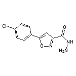 5-(4-chlorophenyl)isoxazole-3-carbohydrazide