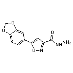 5-(1,3-benzodioxol-5-yl)isoxazole-3-carbohydrazide