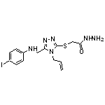 2-[(4-allyl-5-{[(4-iodophenyl)amino]methyl}-4H-1,2,4-triazol-3-yl)thio]acetohydrazide