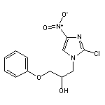 1-(2-chloro-4-nitro-1H-imidazol-1-yl)-3-phenoxypropan-2-ol