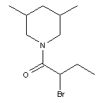 1-(2-bromobutanoyl)-3,5-dimethylpiperidine