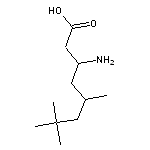 3-amino-5,7,7-trimethyloctanoic acid