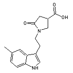 1-[2-(5-methyl-1H-indol-3-yl)ethyl]-5-oxopyrrolidine-3-carboxylic acid