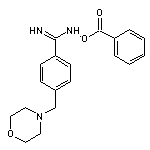 N-(benzoyloxy)-4-(morpholin-4-ylmethyl)benzenecarboximidamide