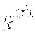 tert-butyl 4-(2-hydrazino-4-pyrimidinyl)tetrahydro-1(2H)-pyrazinecarboxylate