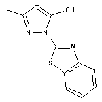 1-(1,3-benzothiazol-2-yl)-3-methyl-1H-pyrazol-5-ol