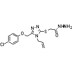 2-({4-allyl-5-[(4-chlorophenoxy)methyl]-4H-1,2,4-triazol-3-yl}thio)acetohydrazide