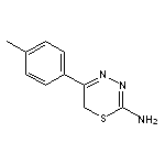 5-(4-methylphenyl)-6H-1,3,4-thiadiazin-2-amine