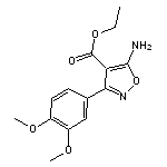 ethyl 5-amino-3-(3,4-dimethoxyphenyl)isoxazole-4-carboxylate