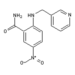 5-nitro-2-[(pyridin-3-ylmethyl)amino]benzamide