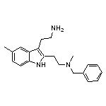 N-{2-[3-(2-aminoethyl)-5-methyl-1H-indol-2-yl]ethyl}-N-benzyl-N-methylamine H2C2O4